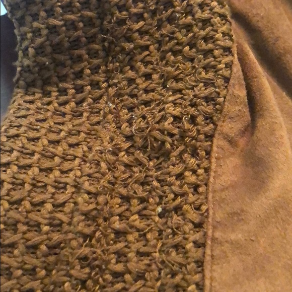 Brown faux suede jacket - Picture 9 of 9